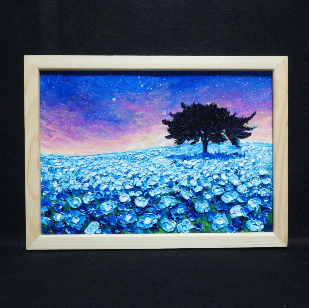 シカの親子 絵画 アートインテリア元大道芸のフランス人より