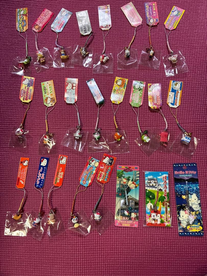 合間公式　ハローキティ ご当地キティ　根付け　約160個　まとめ売り