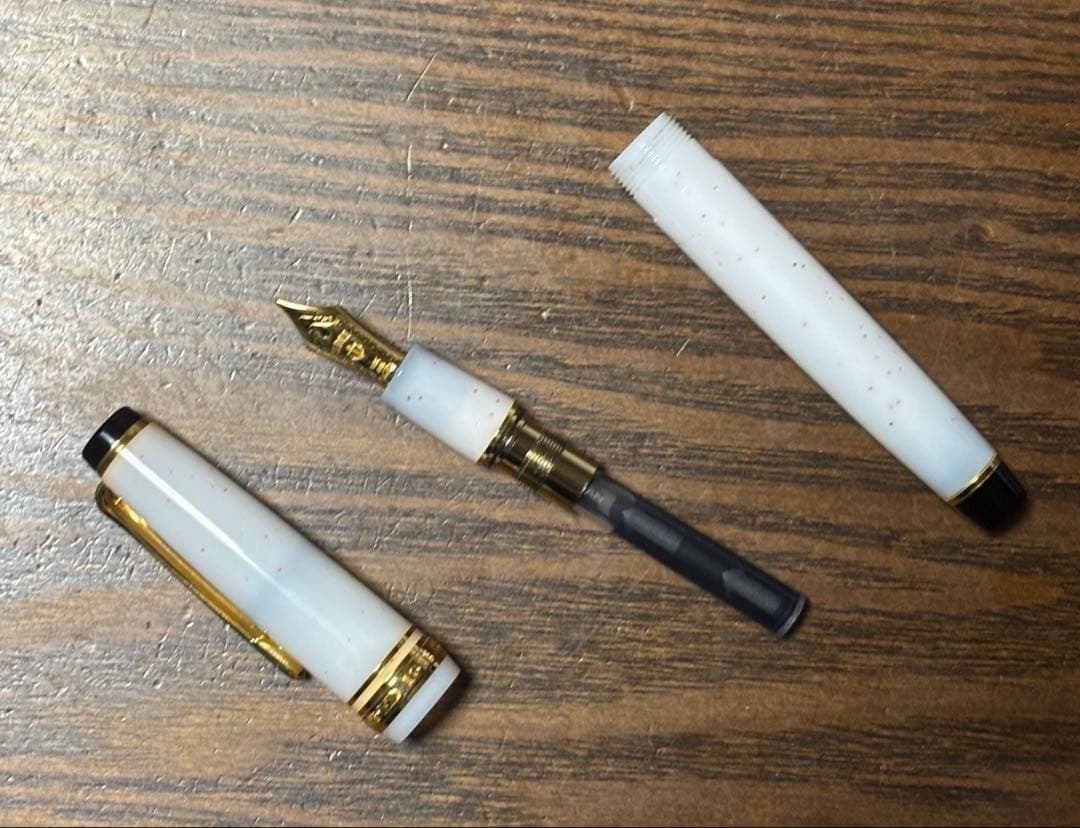 廃盤品】セーラー万年筆 四季織 雪椿 MF中細字