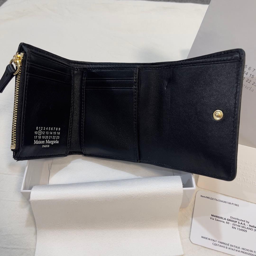✨極美品メゾンマルジェラ グラムスラム 三つ折り財布 S56UI0138