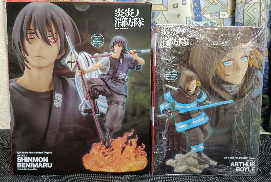 新品未開封　コトブキヤ　ARTFX J 炎炎ノ消防隊 新門紅丸＆アーサー・ボイル