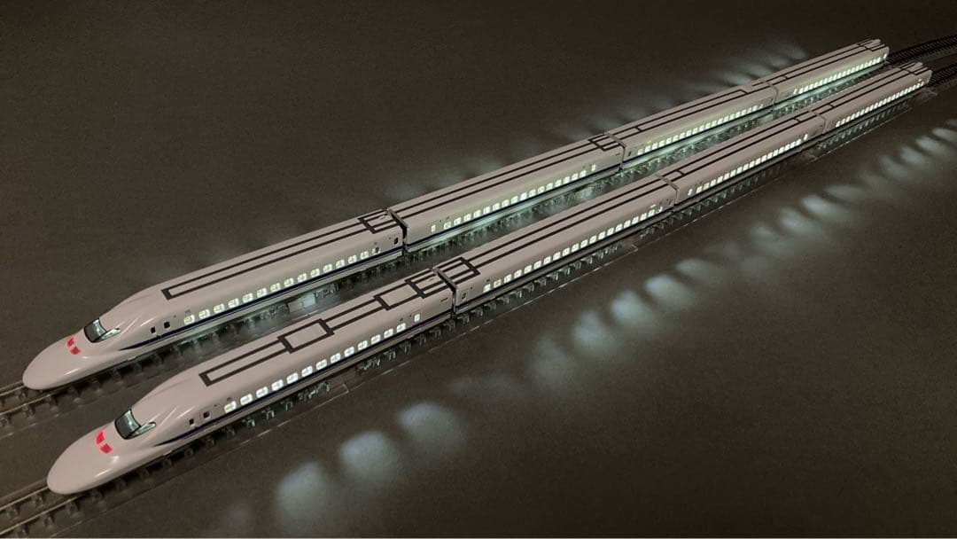 全車室内灯付き】N700A新幹線のぞみ16両編成（KATO）