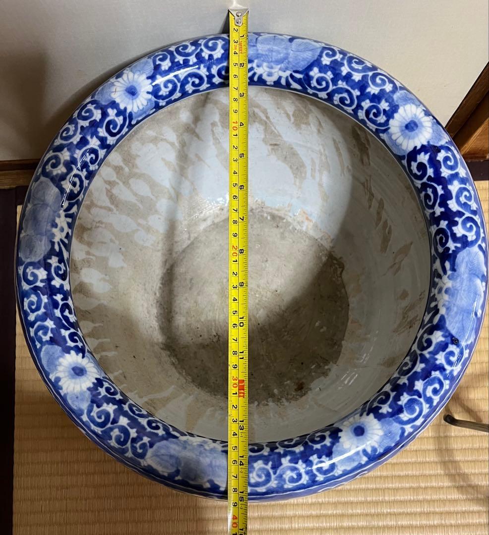 DT597 侘び寂び 古材 舟板 四方 火鉢 五徳付 古民具 古民具 – 青梵