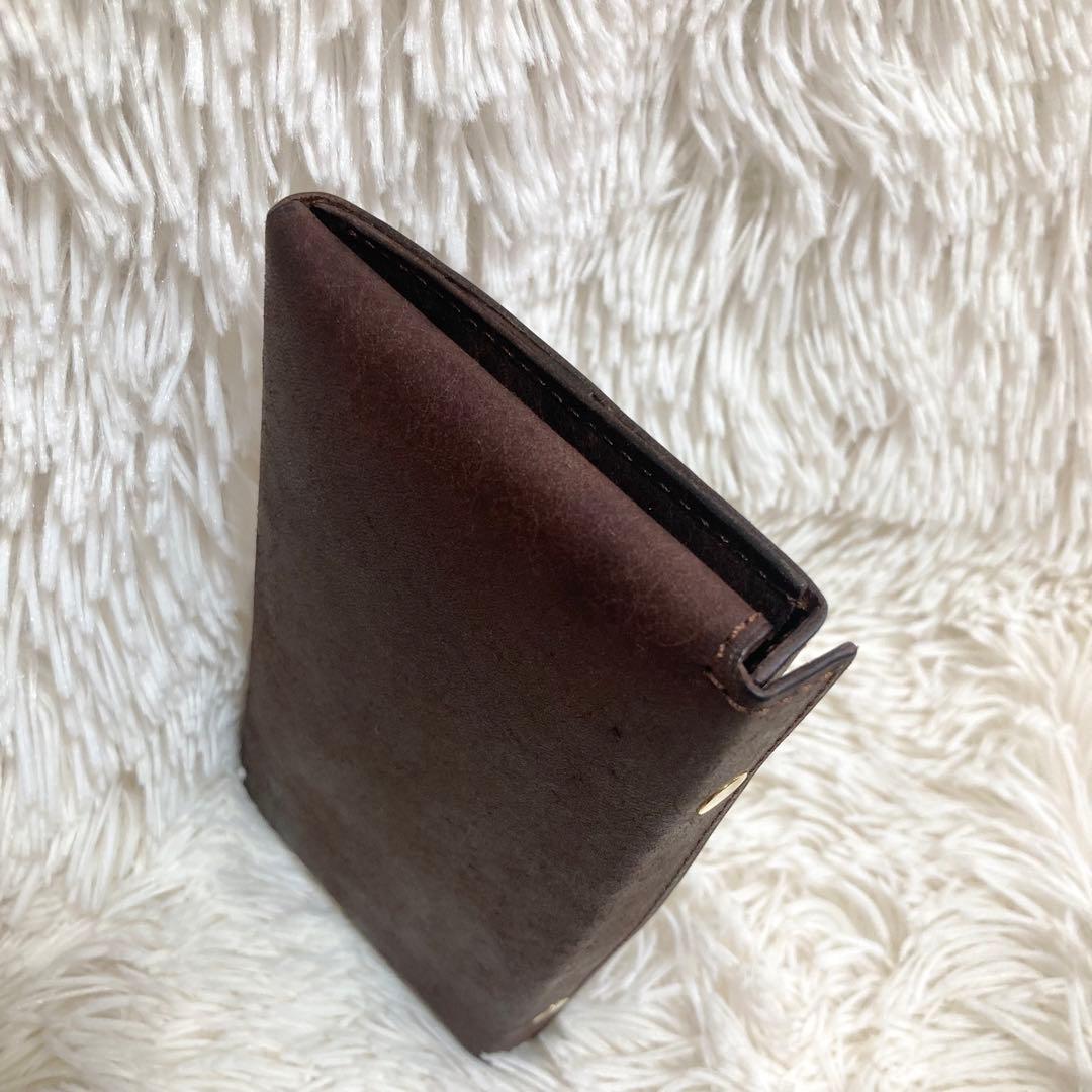 ほぼ新品⭐︎大人気！　アルカヌーク　レガシー　長財布　チョコブラウン　B品