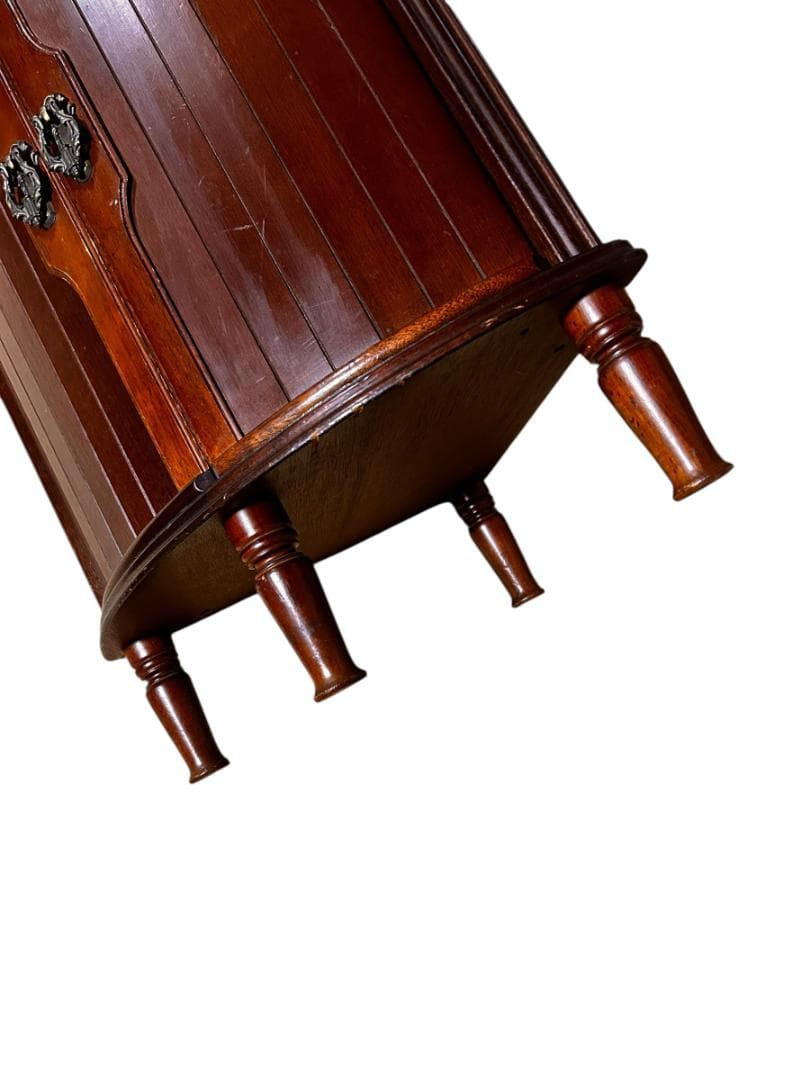 綾野製作所 アヤノクラフト コーナーキャビネット 木製3段 ダーク