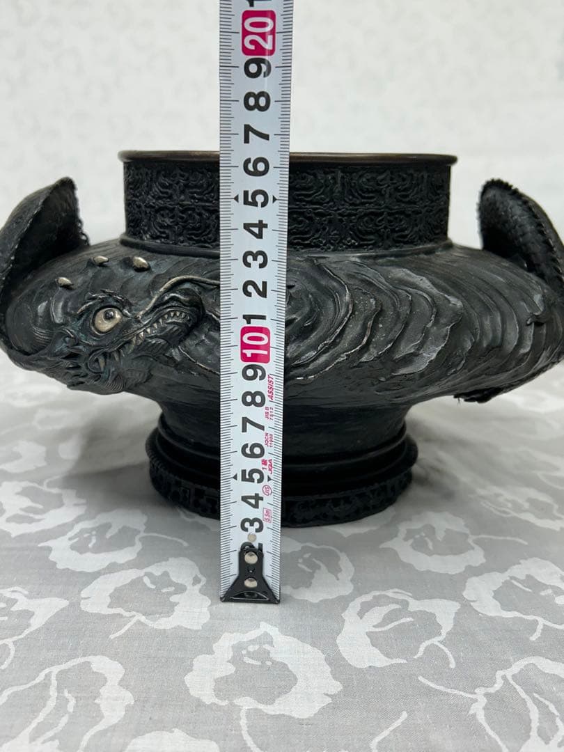銅 壺 龍 アンティーク 骨董 コレクション 古美術 美術品
