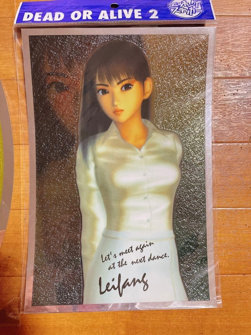 DEAD OR ALIVE 2 レイファン エッチングステッカー 3枚 30cm