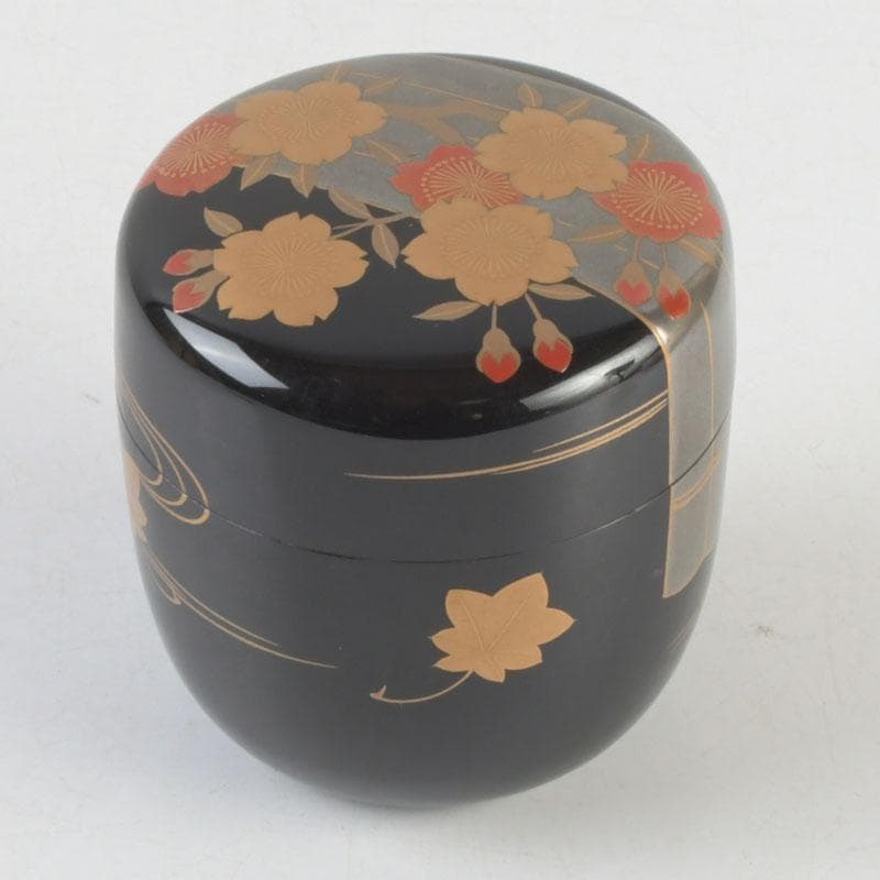 茶道具 小坂修斎作 花草蒔絵 大棗 共箱 V 9308の通販はau PAY