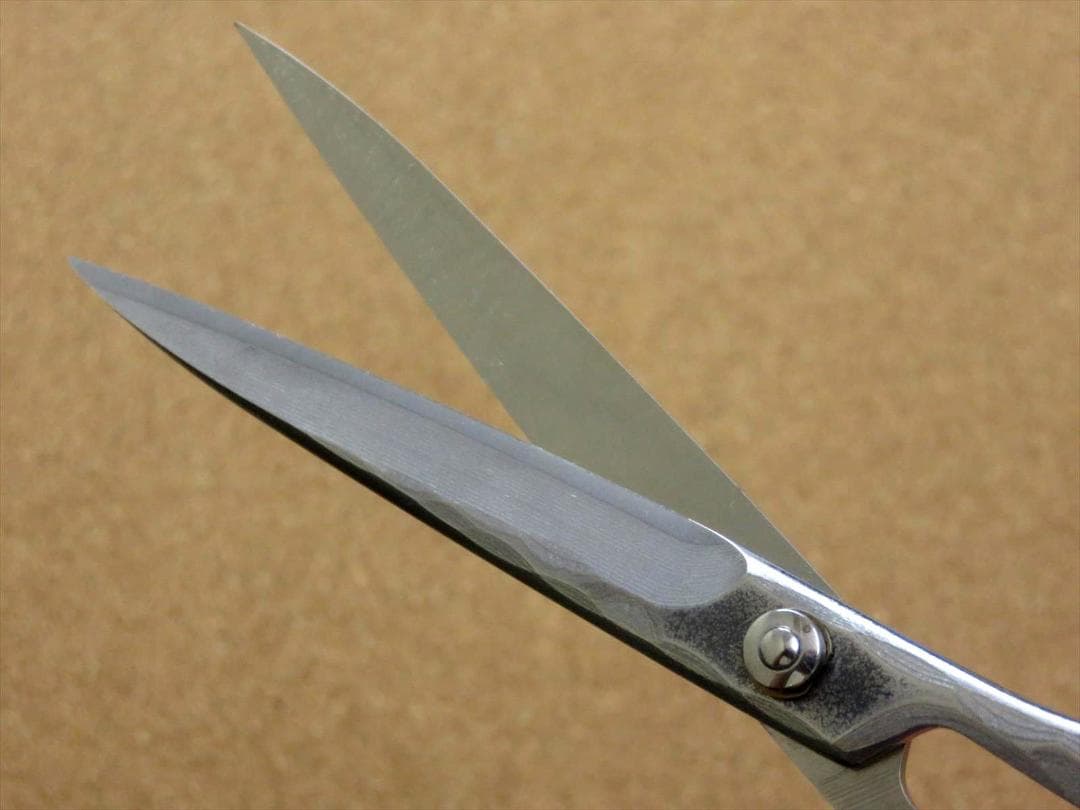 関の刃物 エムカスタ はさみ 富士山 ダマスカス 32層鋼 V金10