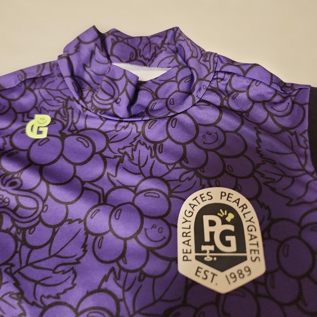 パーリーゲイツのRG ブドウ柄 紫色 シャツとフリルスカート