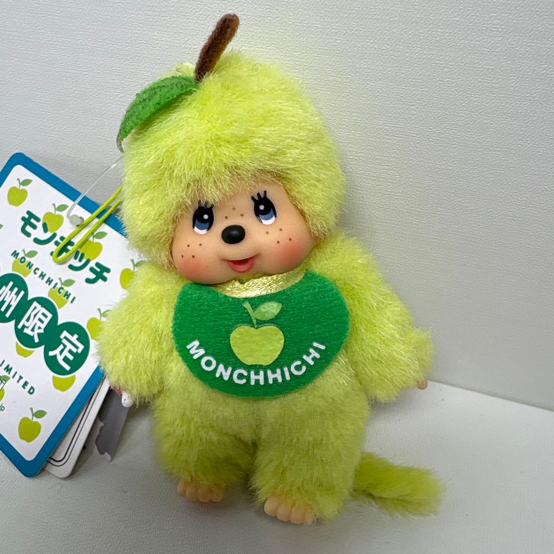 新品 信州限定 青リンゴ モンチッチ キーホルダー 1455