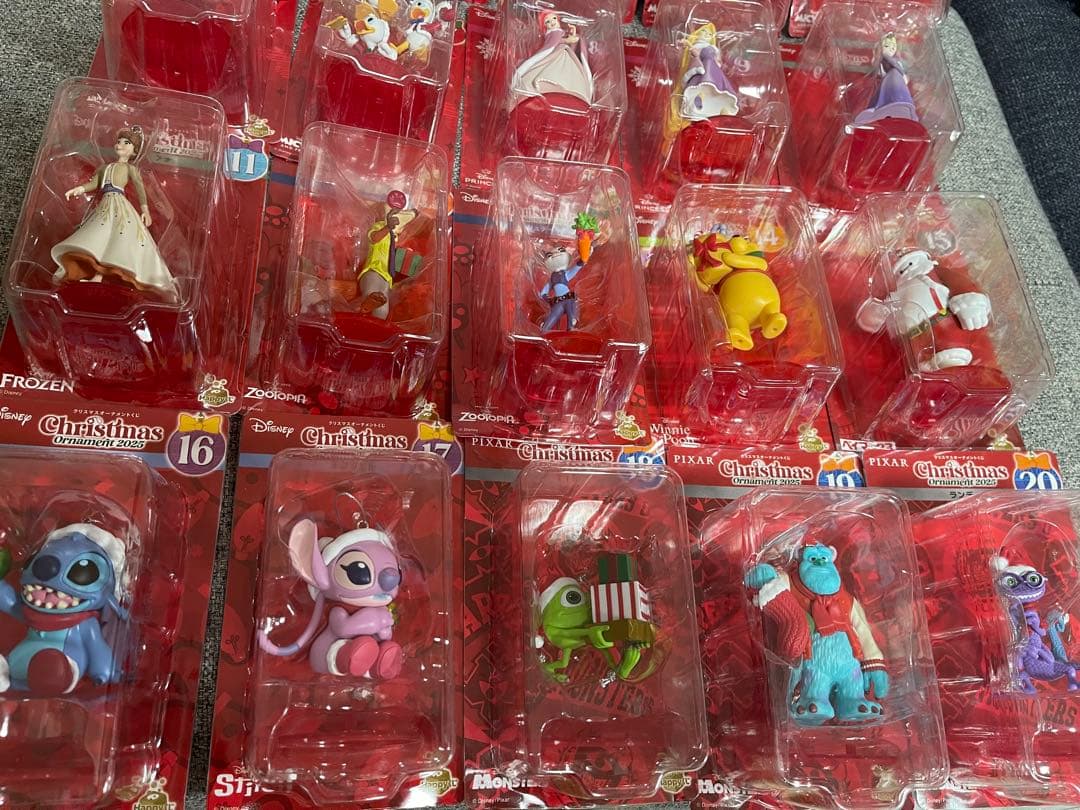 Happyくじ Disney クリスマスオーナメントくじ コンプリートセット