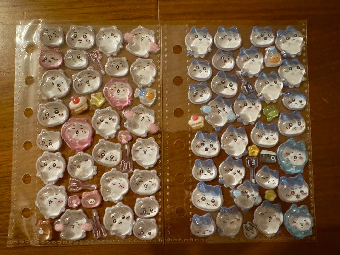 シール帳　完成品　ちいかわ　サンリオ　キティ　たまごっち