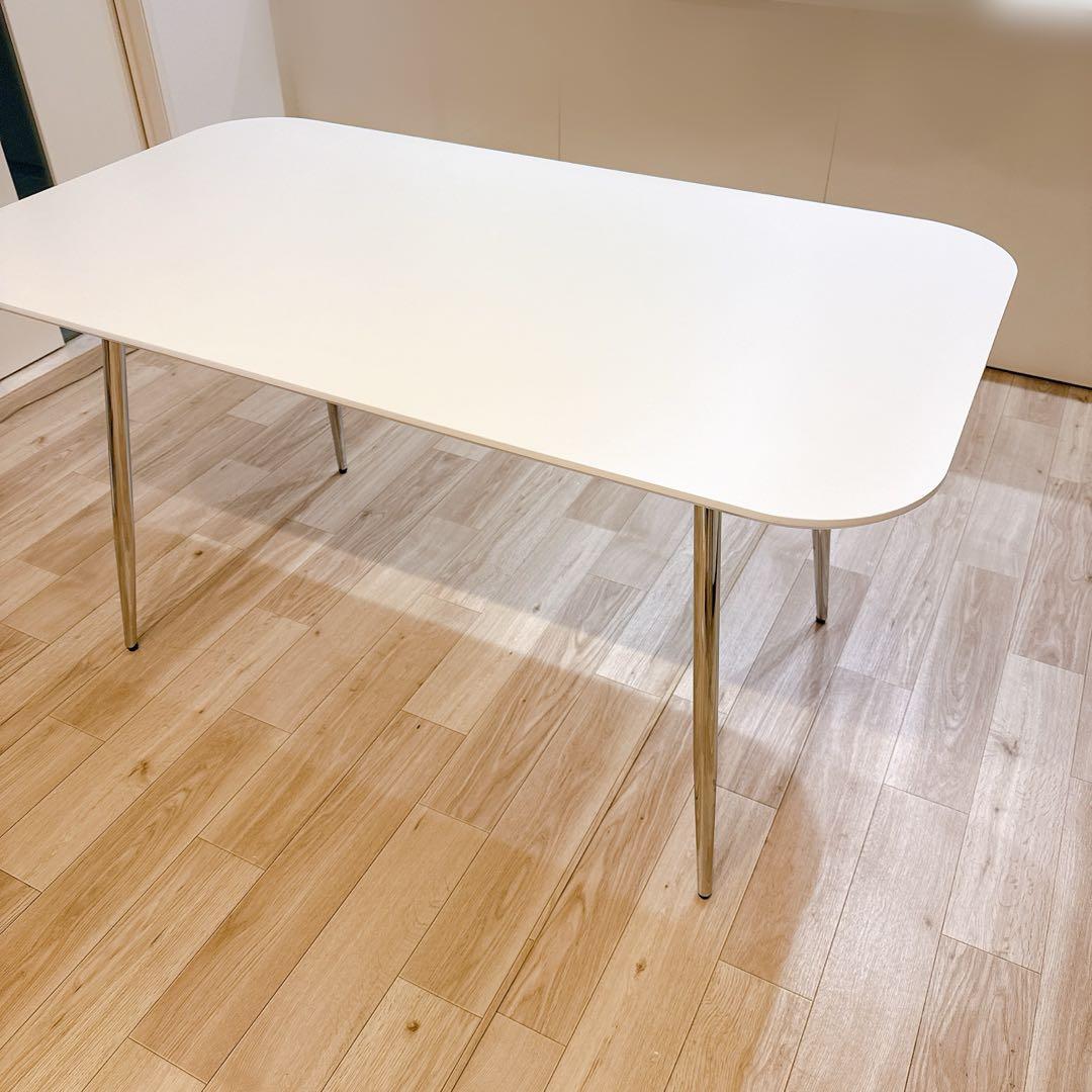 Roomn ダイニングテーブル 140×70cm スクエア型