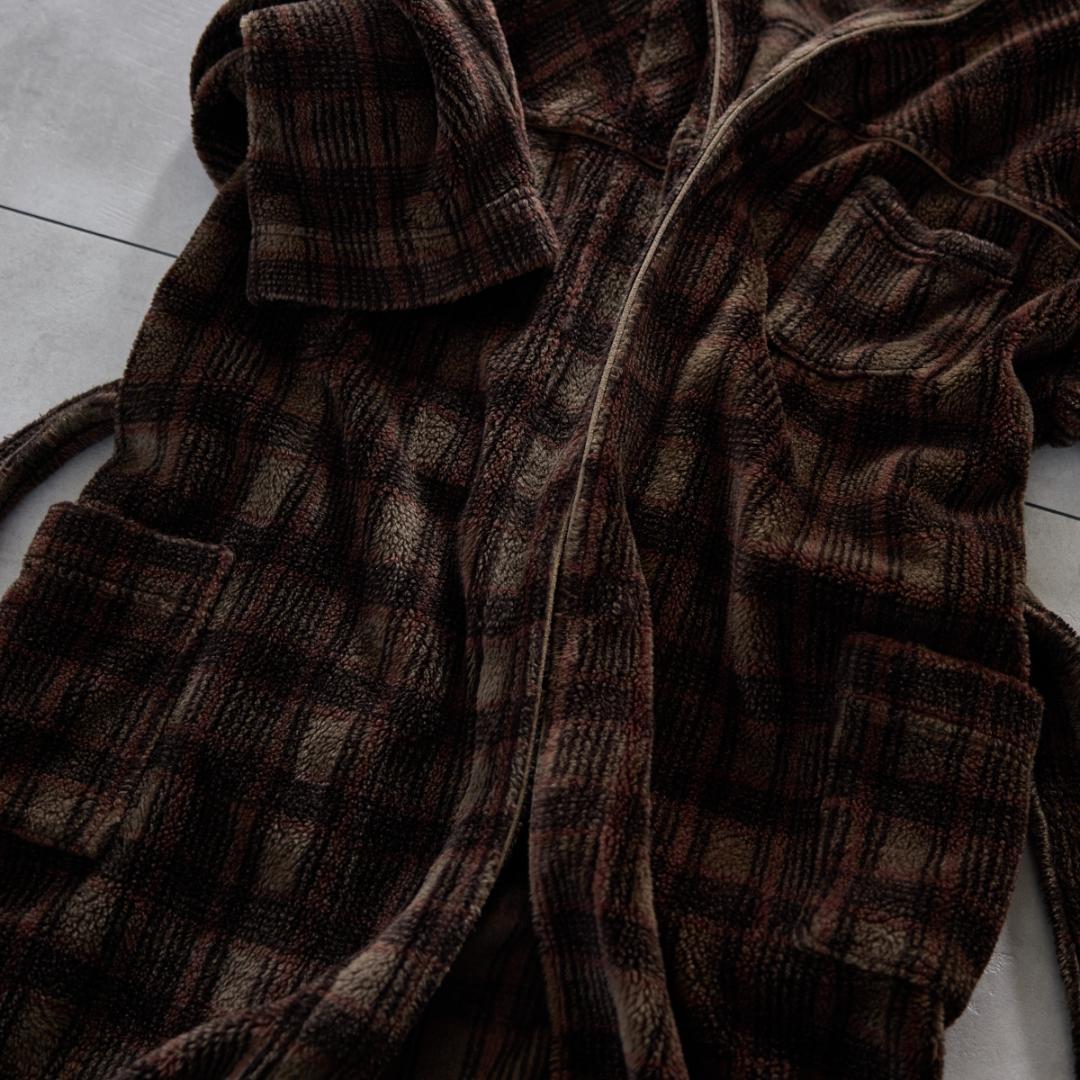 ゴ*ラ様 激レア ORVIS USA製 ガウンコート ブラウンチェック オービス