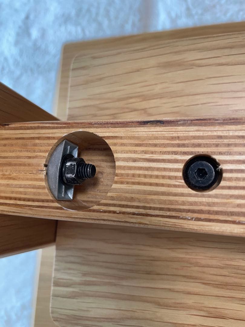 無印良品　リビングでもダイニングでもつかえるテーブル2 オーク材　ローテーブル