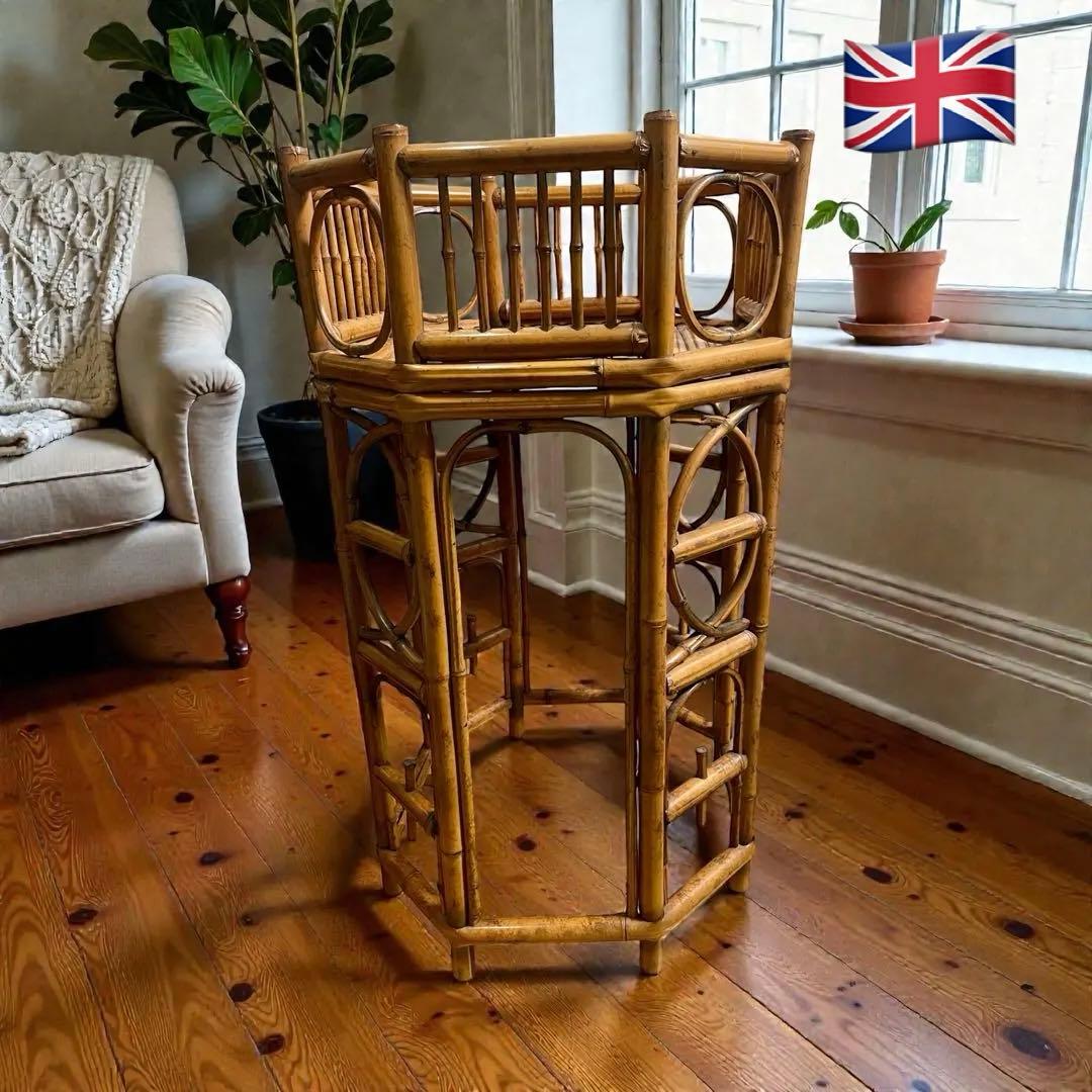 ブライトン パビリオン スタイル ランプサイドテーブル バンブー家具 英国製 TABLE | パームスプリングス | ミッドセンチュリーのビンテージ家具
