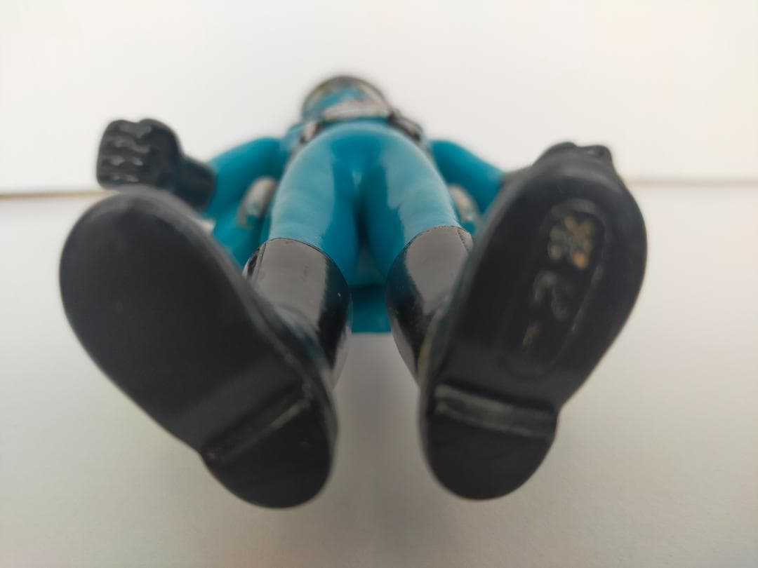 ポピー　アオレンジャー　１３ｃｍ　ソフビ　当時物　ゴレンジャー