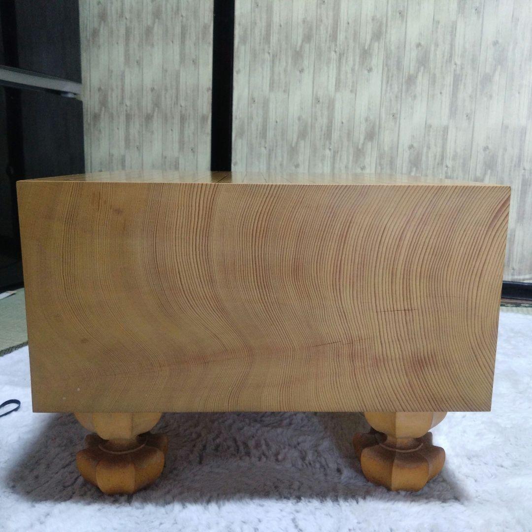 【囲碁】本榧碁盤　7寸　柾目盤