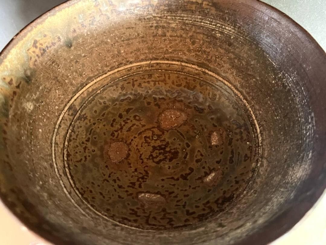 茶碗□朝鮮 青磁 深源作 古いお茶道具 古美術 時代物 骨董品□