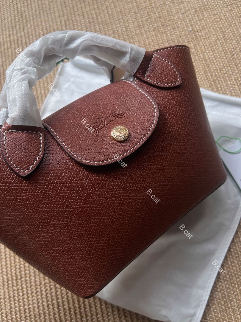 新シーズンLongchampエピュレ テクスチャードレザーミニバッhld