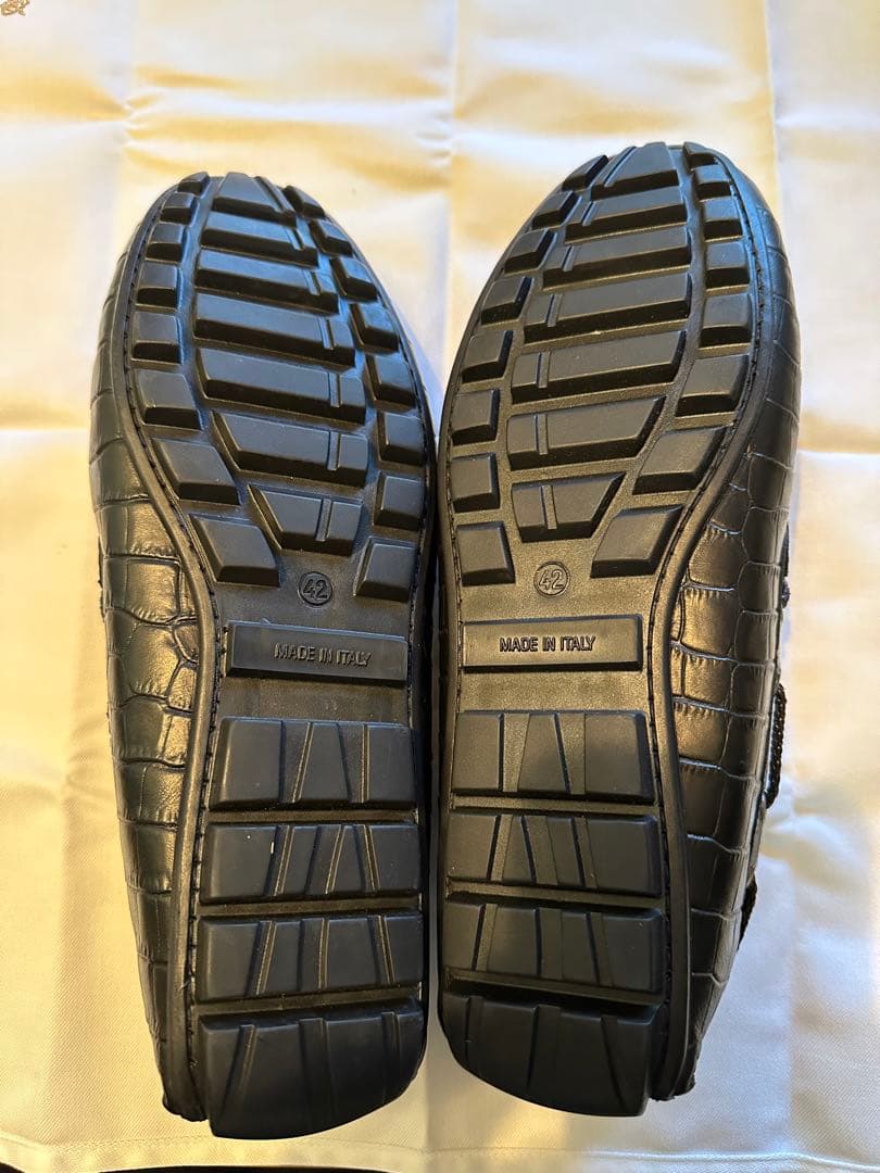 専用品オロビアンコ　クロコダイル風 モカシン 42