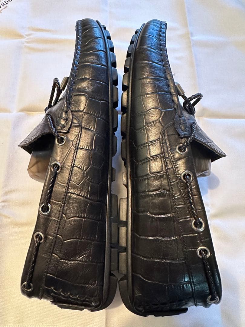 専用品オロビアンコ　クロコダイル風 モカシン 42