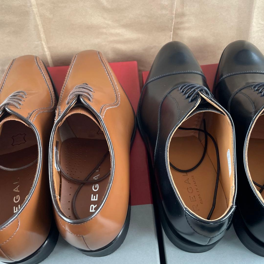 リーガル　318Rブラウン　811Rブラック　25CM 2足セット