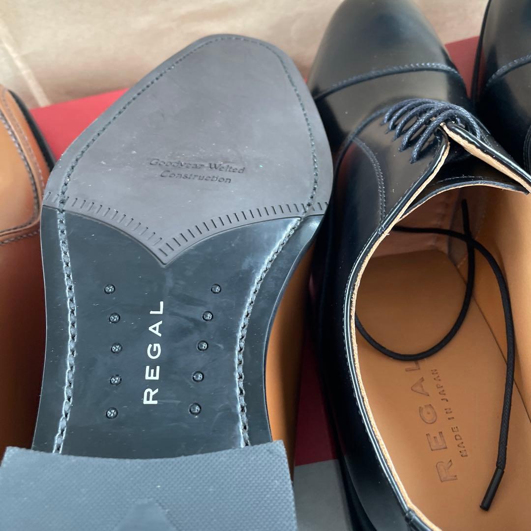 リーガル　318Rブラウン　811Rブラック　25CM 2足セット