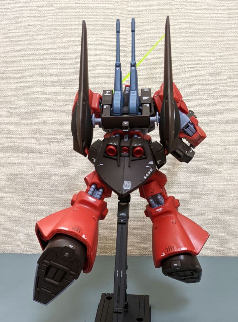 「やってみるさ!」ガンプラ完成品　1/100MG　リック・ディアス(クワトロ機)