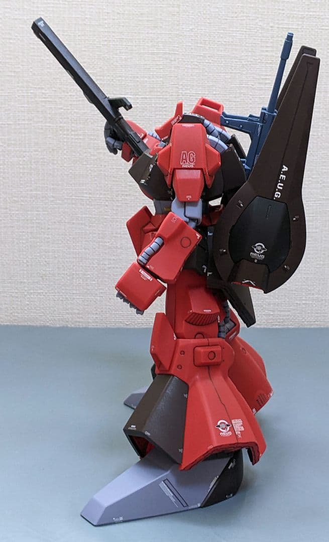 「やってみるさ!」ガンプラ完成品　1/100MG　リック・ディアス(クワトロ機)