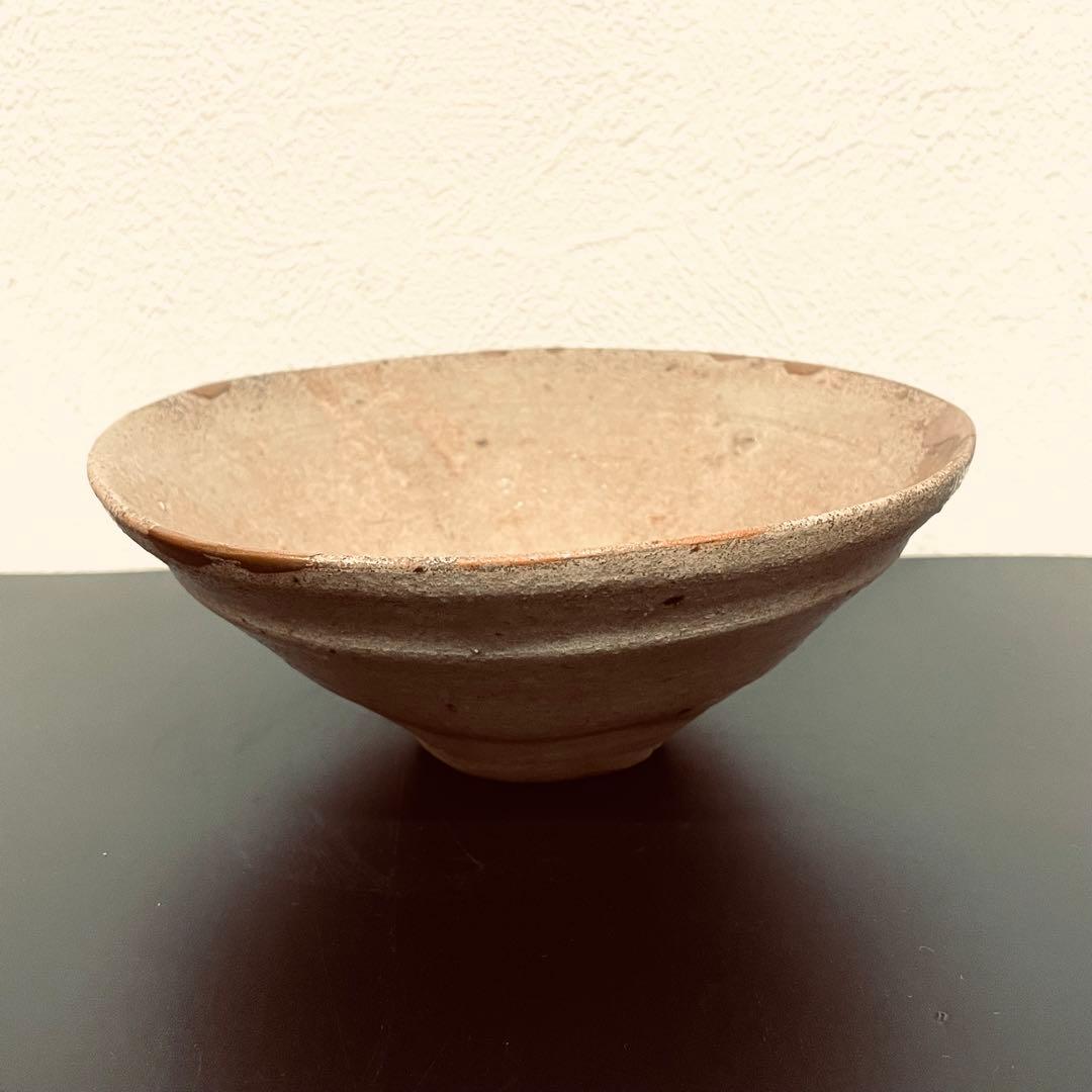 室町時代 古瀬戸灰釉茶碗 金直し 茶道具 古美術 骨董 共箱