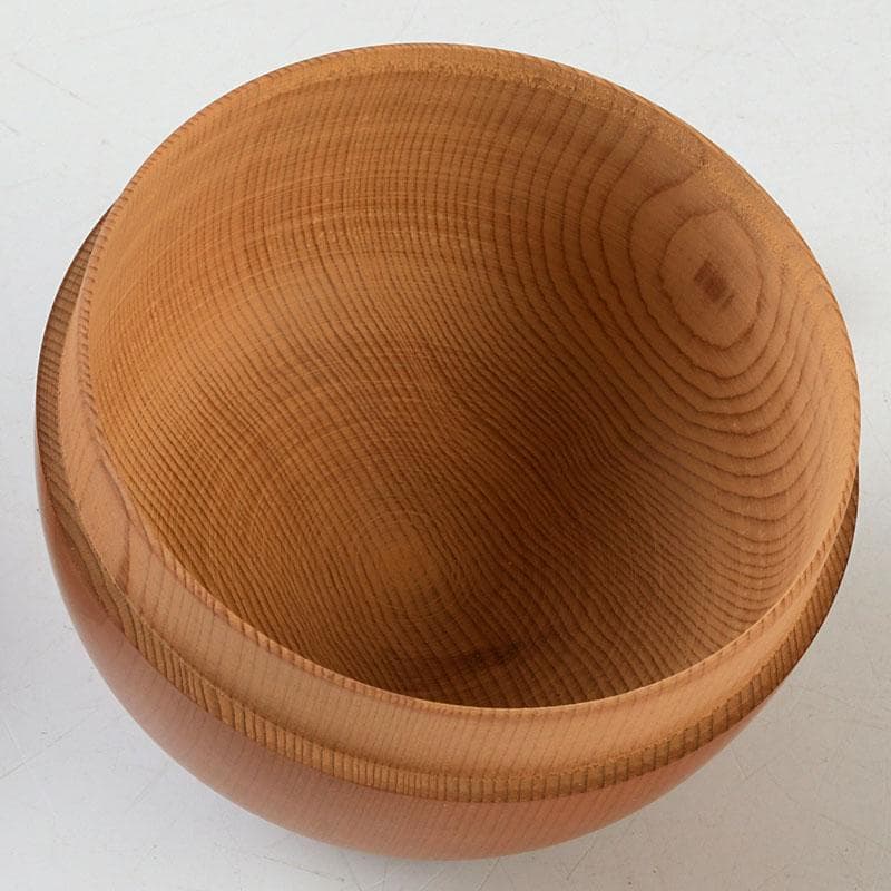 茶道具 天然木 漆塗 大平棗 共箱 V 9335