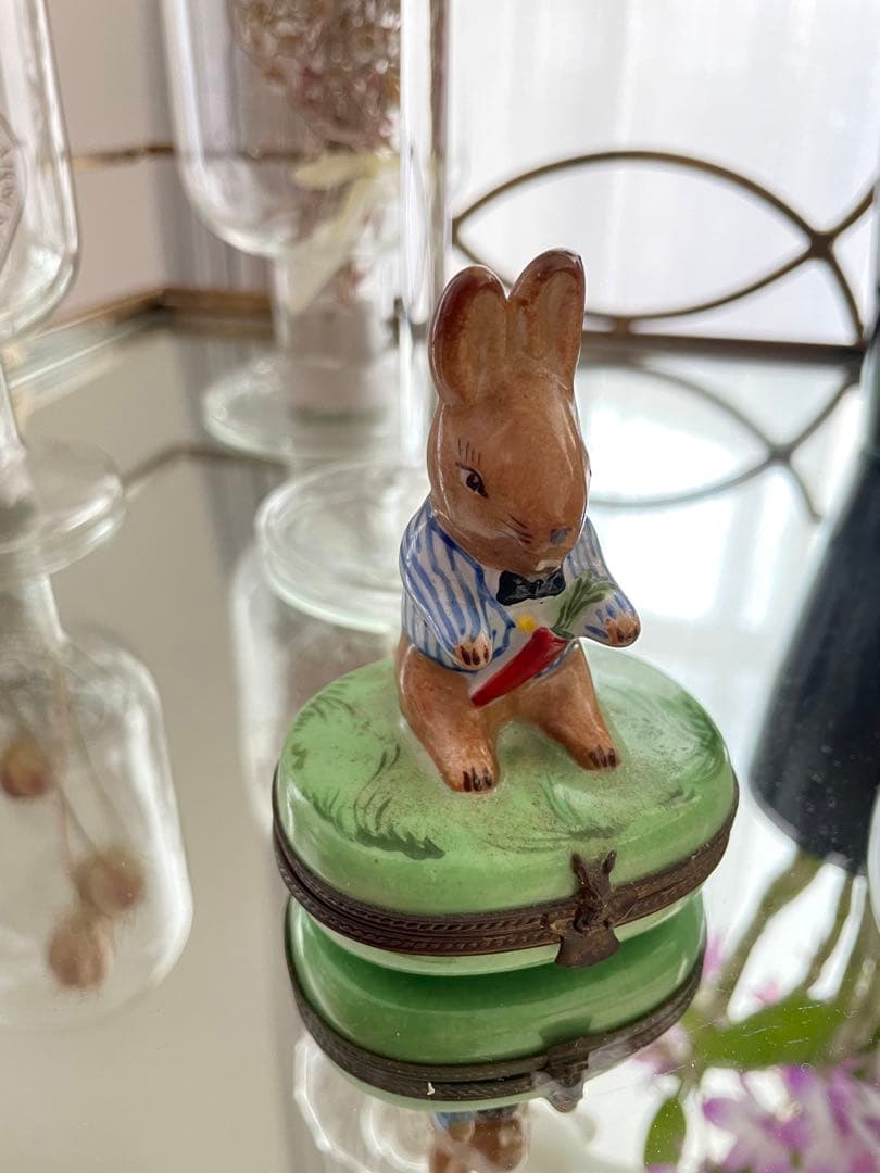 トリンケットボックス リモージュ磁器 小箱 | Brocante de La Cocotte