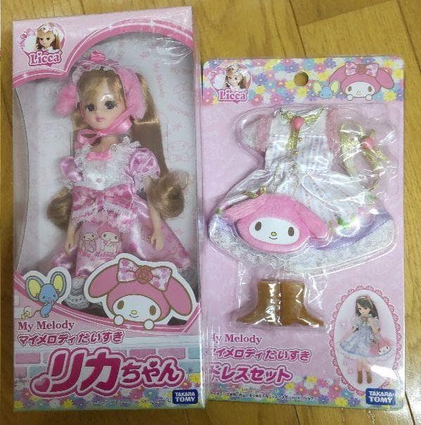 1650 リカちゃん マイメロディだいすき ドレスセット マイメロディだいすき リカちゃん予約 - ＊めろめろマイメロディ＊