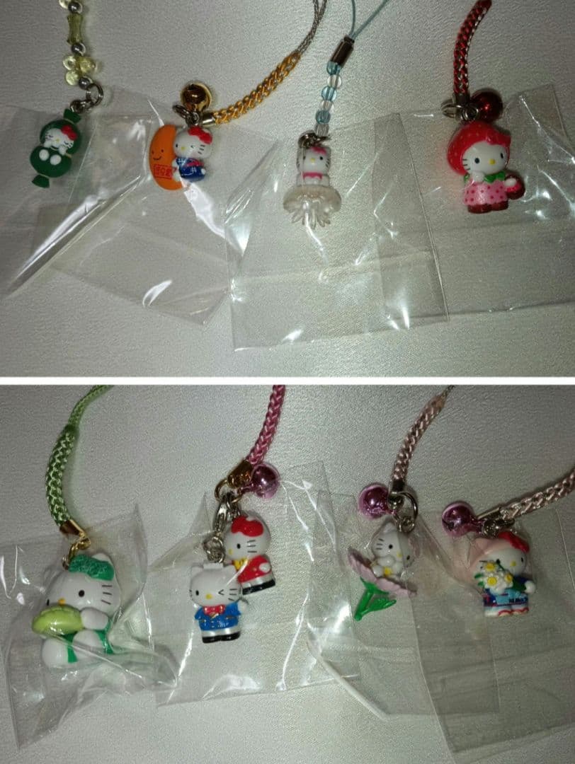 サンリオ　ハローキティ ご当地 根付けストラップ 8種類セット
