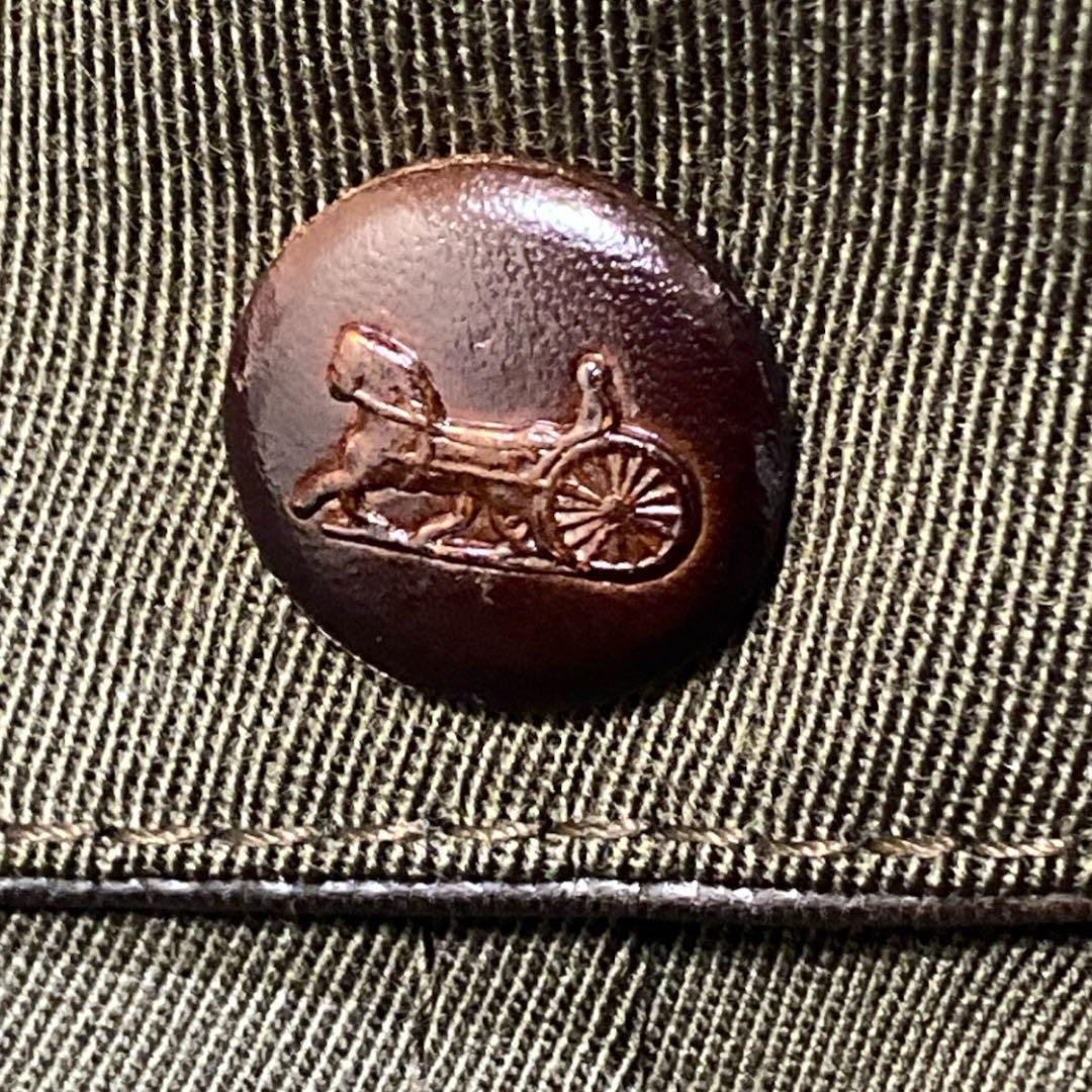 美品オールドCELINE馬車ロゴボタン スカートフランス製 ヴィンテージM〜L