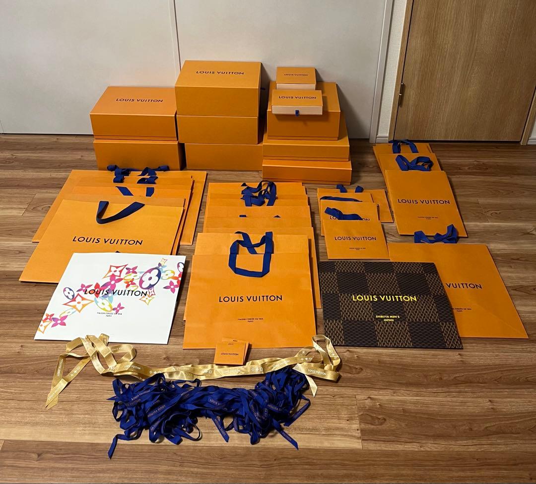 LOUIS VUITTONショップ袋・ボックスセット LOUIS VUITTON - ルイヴィトン プレゼントBOXsetの通販 by Train