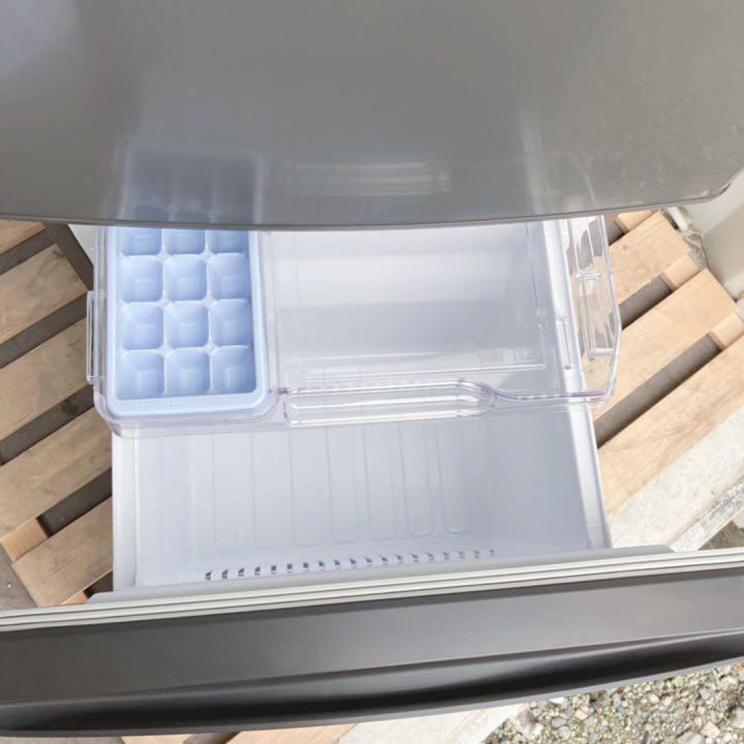 取付無料！三菱低温ケース搭載マットチャコールグレーおしゃれ冷蔵庫！洗濯機