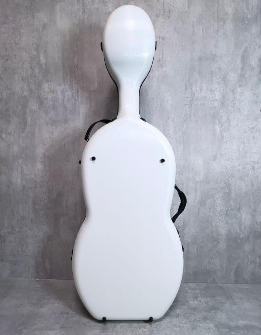 美品！　PURE GEWA ゲバ　チェロケース　白　ハードケース