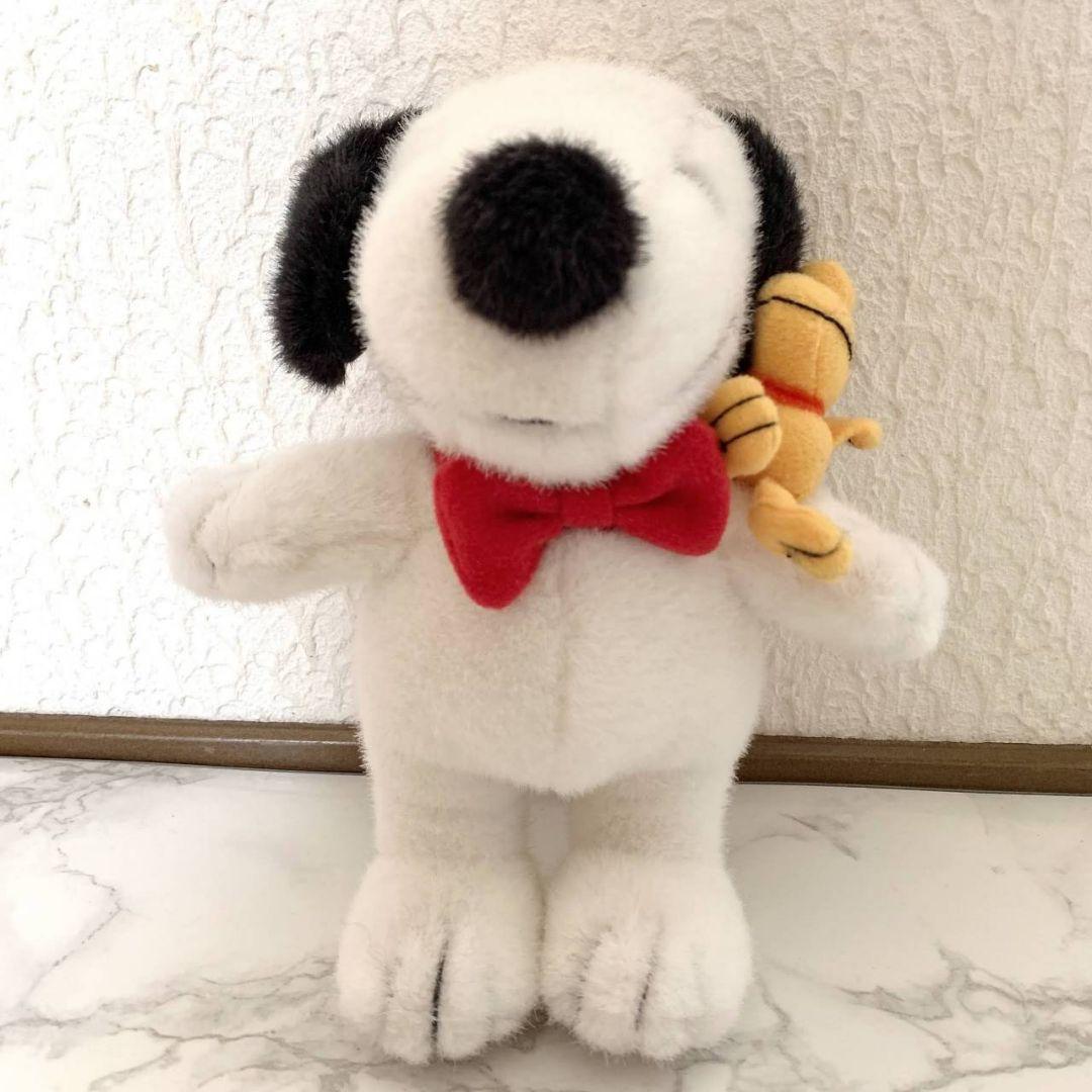 【レア】【非売品】スヌーピー ウッドストック付き ぬいぐるみ♥️キャラクター
