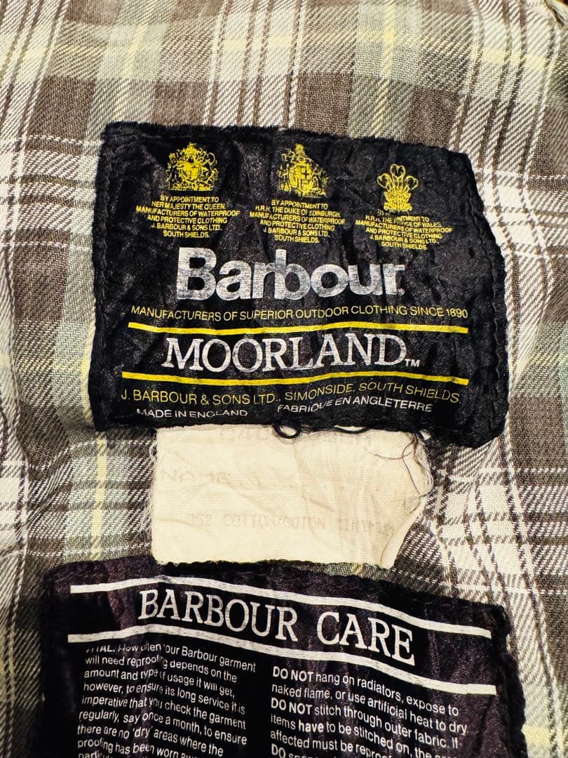 【入手困難】Barbour Moorland オイルジャケット L ブラウン