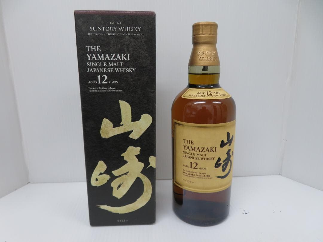 サントリー 山崎 12年 シングルモルトウイスキー 未開栓 027 - メルカリ
