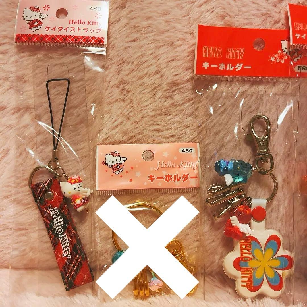 希少レア　ハローキティ　エンジェル　ストラップ　まとめ売り　平成レトロ　サンリオ