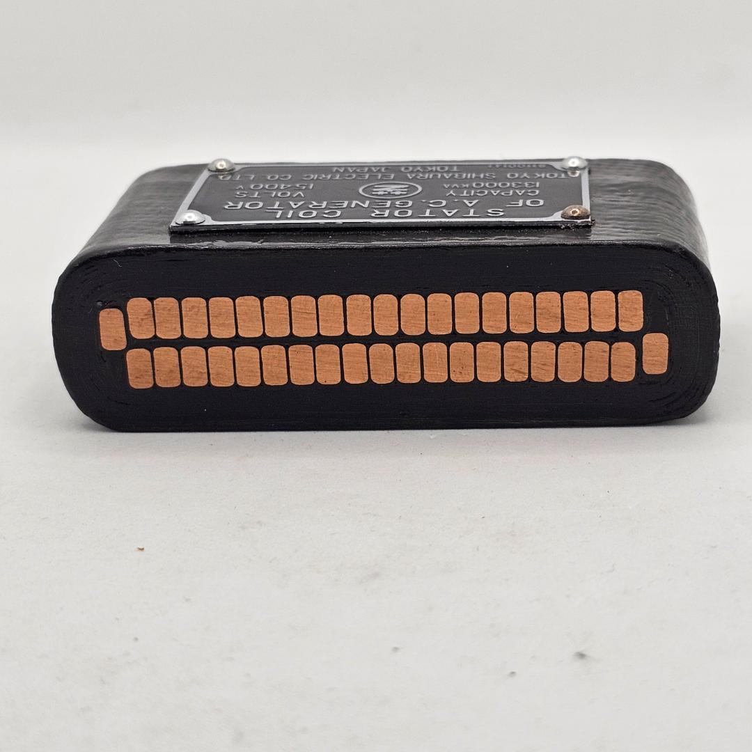 【貴重】東芝 交流発電機 コイル 模型 記念品 東京芝浦電気 アンティーク