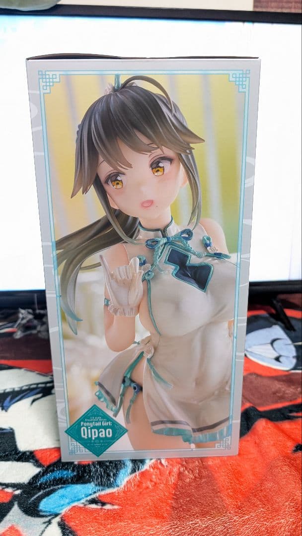 ポニーテールの女の子:チーパオPVC製完成品・1/6スケール・全高約285mm