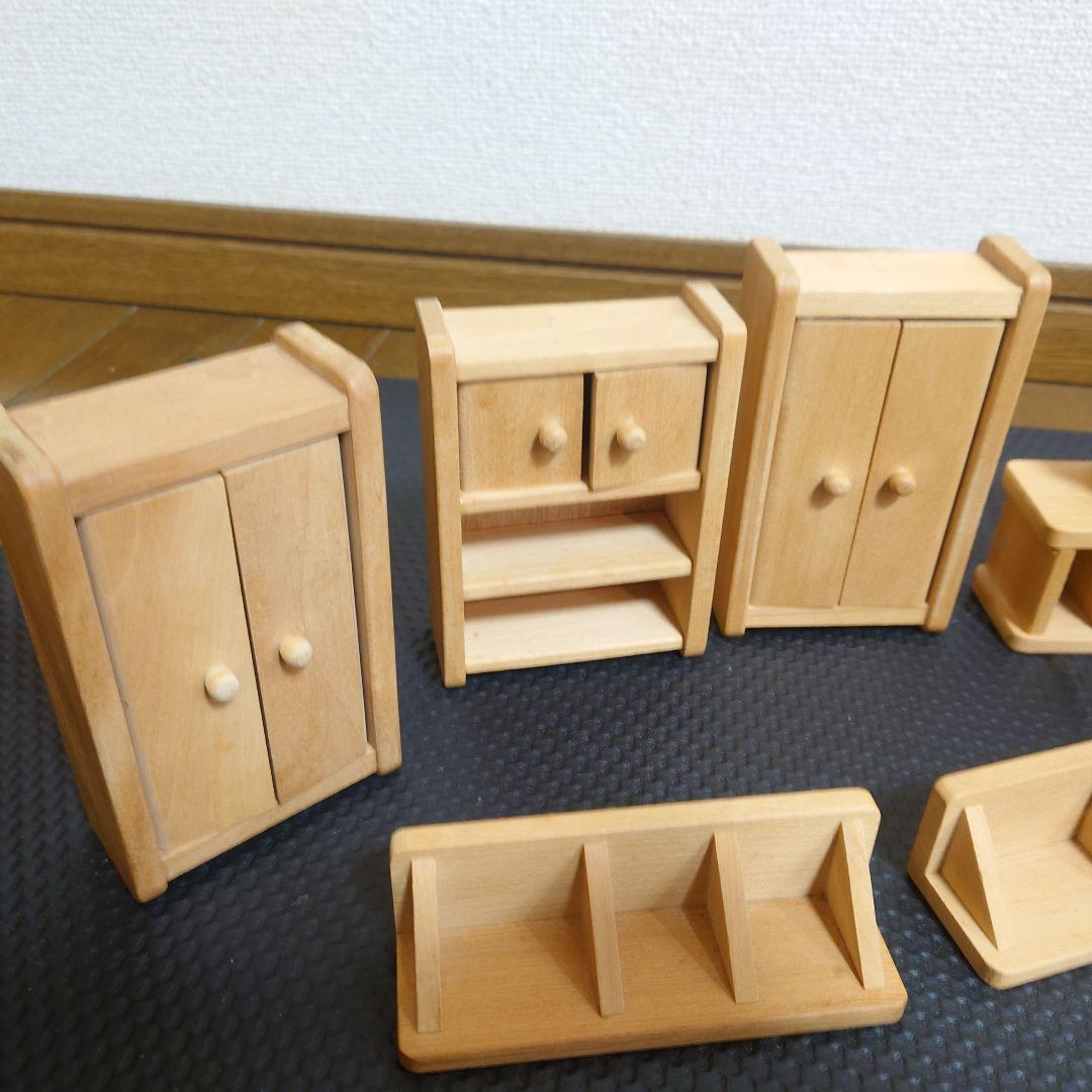 ボーネルンド　廃盤　貴重　大きな　白木のドールハウス　ボーネルンド製　　　家具