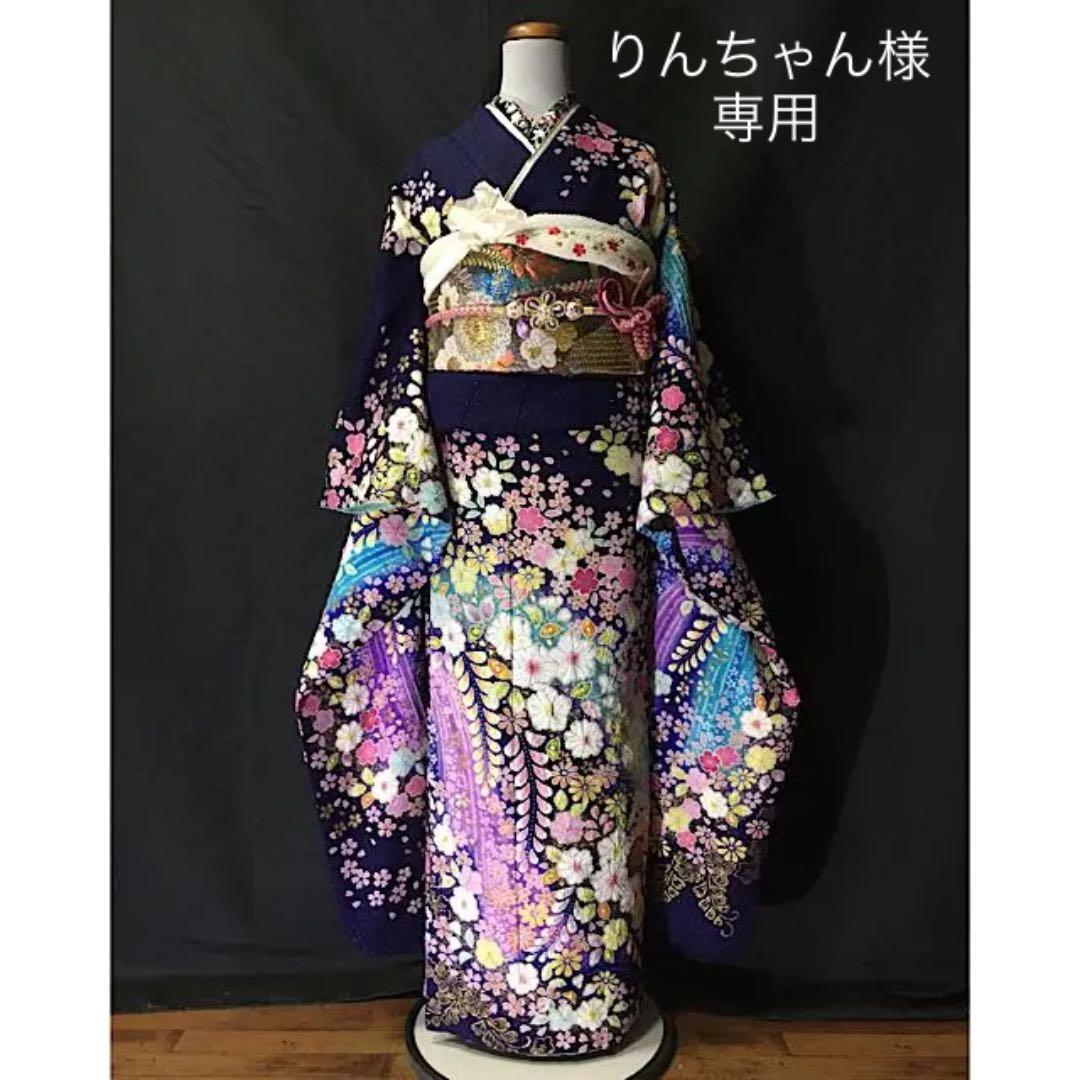 注文 桐屋翠山工房 徳永憲峯 逸品 辻ヶ花 絞り 本振袖