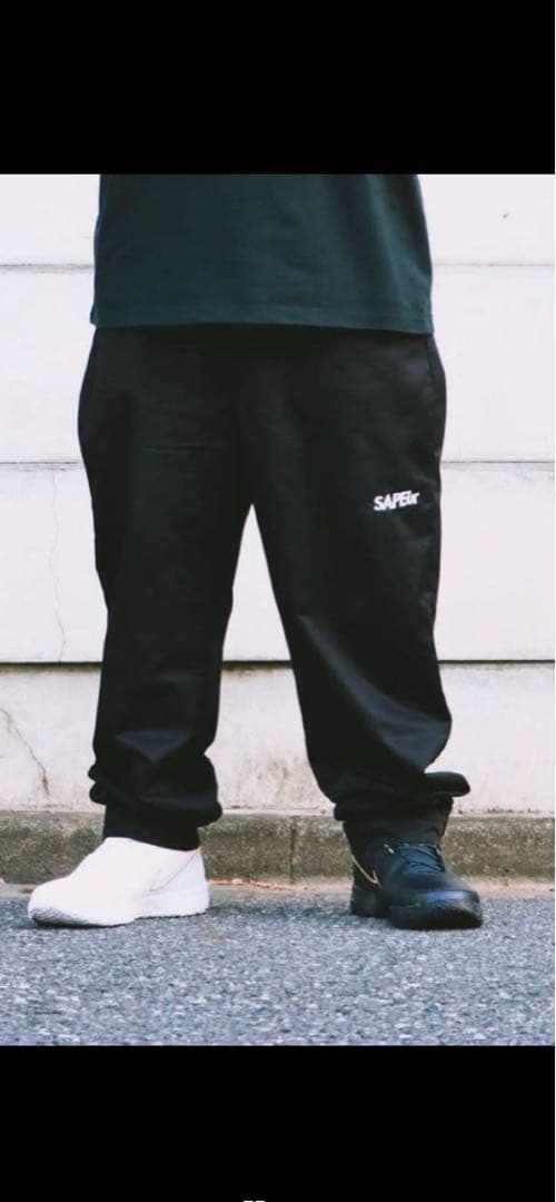 SAPEUR ブラック スケートパンツXL