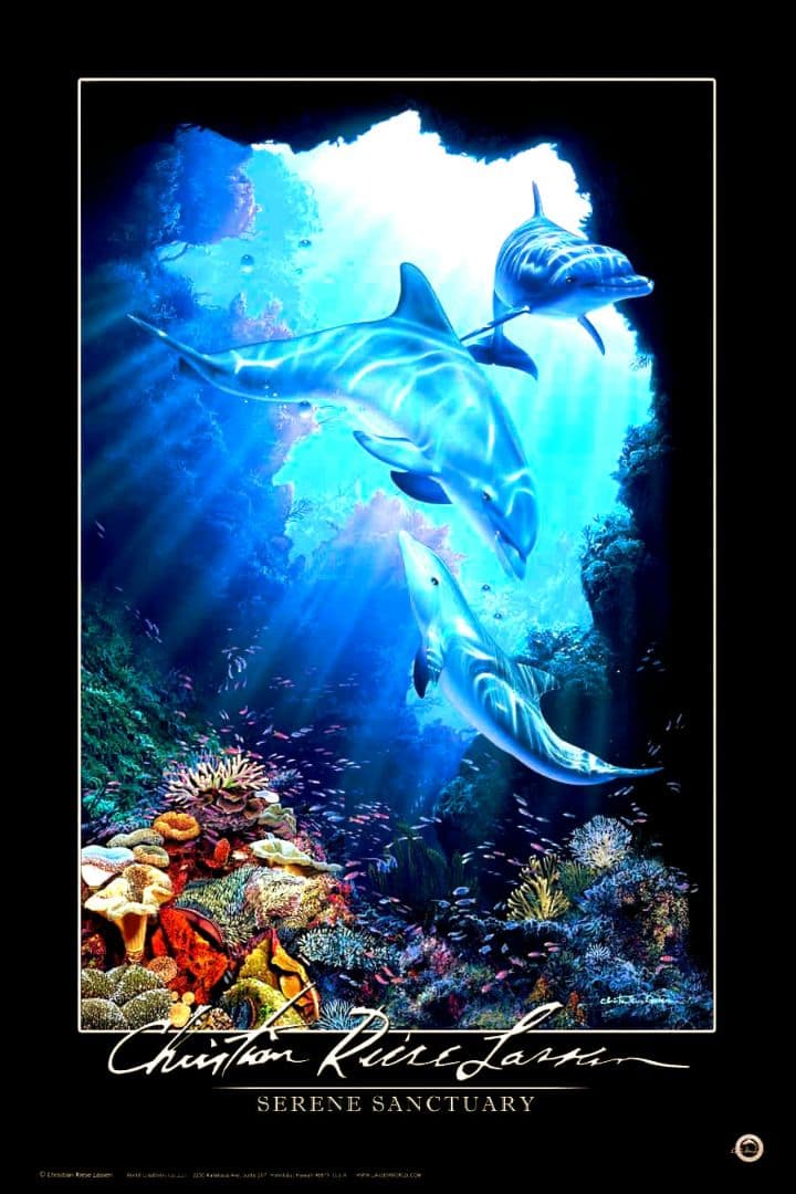 残り僅か❤激レア❤大判❤クリスチャンリース ラッセン 公式ポスター